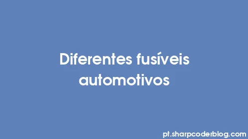 Diferentes fusíveis automotivos - Thumbnail