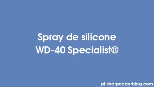 Spray de silicone WD-40 Specialist® - Thumbnail