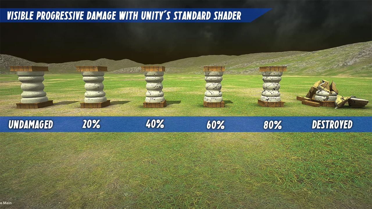 DestroyIt - Sistema de Destruição - Pacote Unity Asset Store.