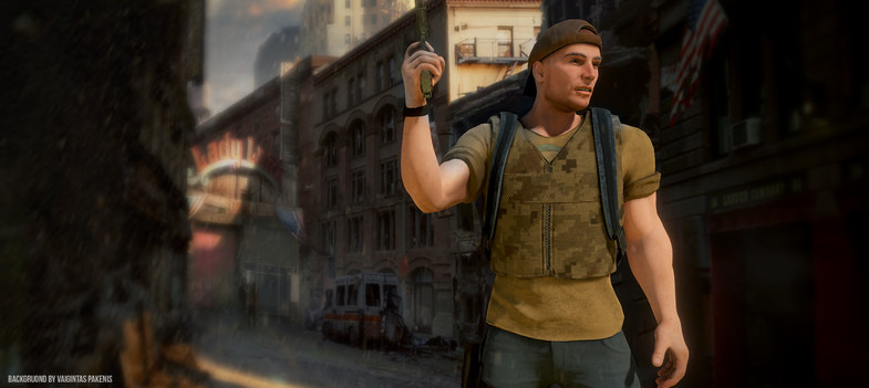 Personagem de sobrevivência pós-apocalíptico