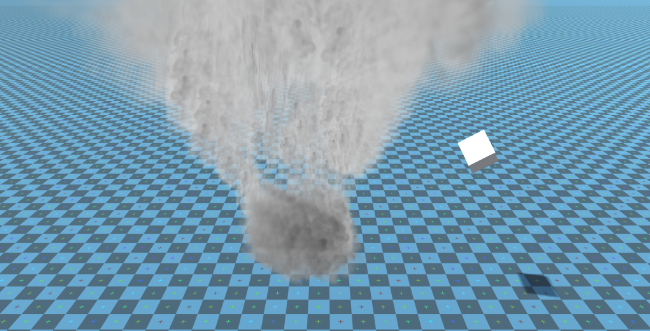 Cubo puxado pelo Tornado.