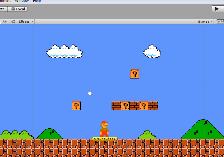 Fazendo o jogo Super Mario no Unity.