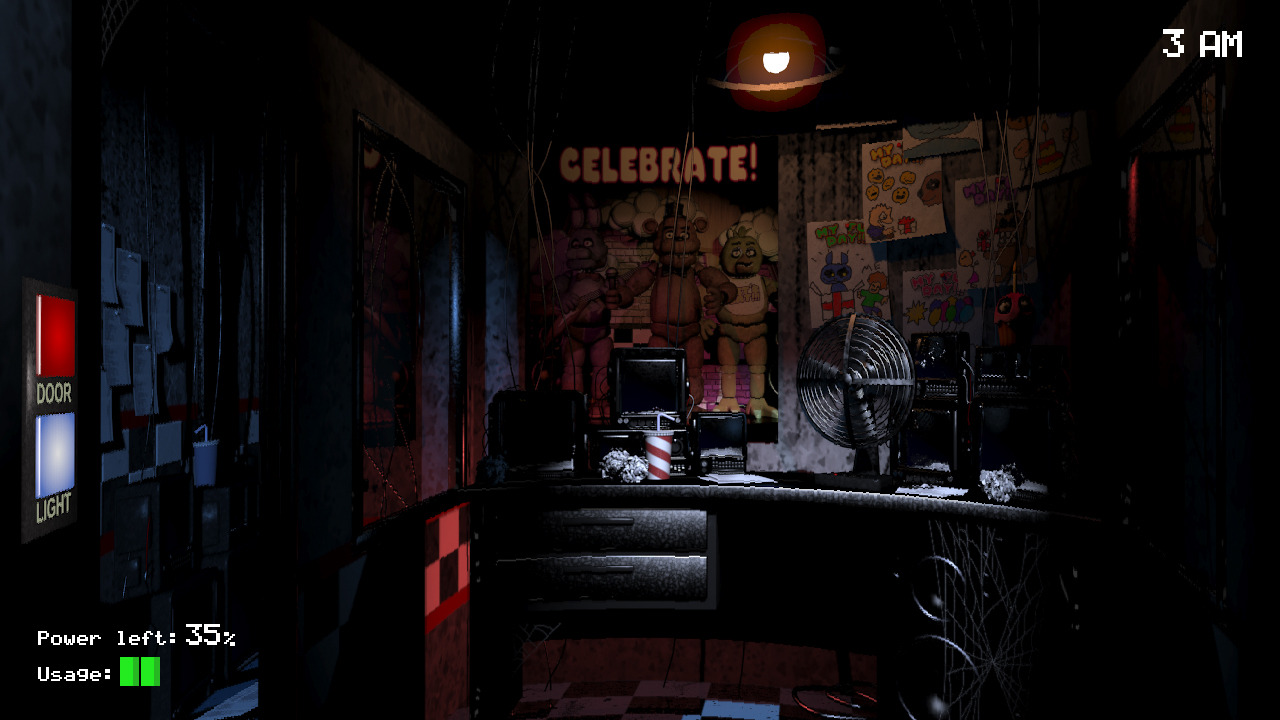 Captura de tela de Five Nights at Freddy's.